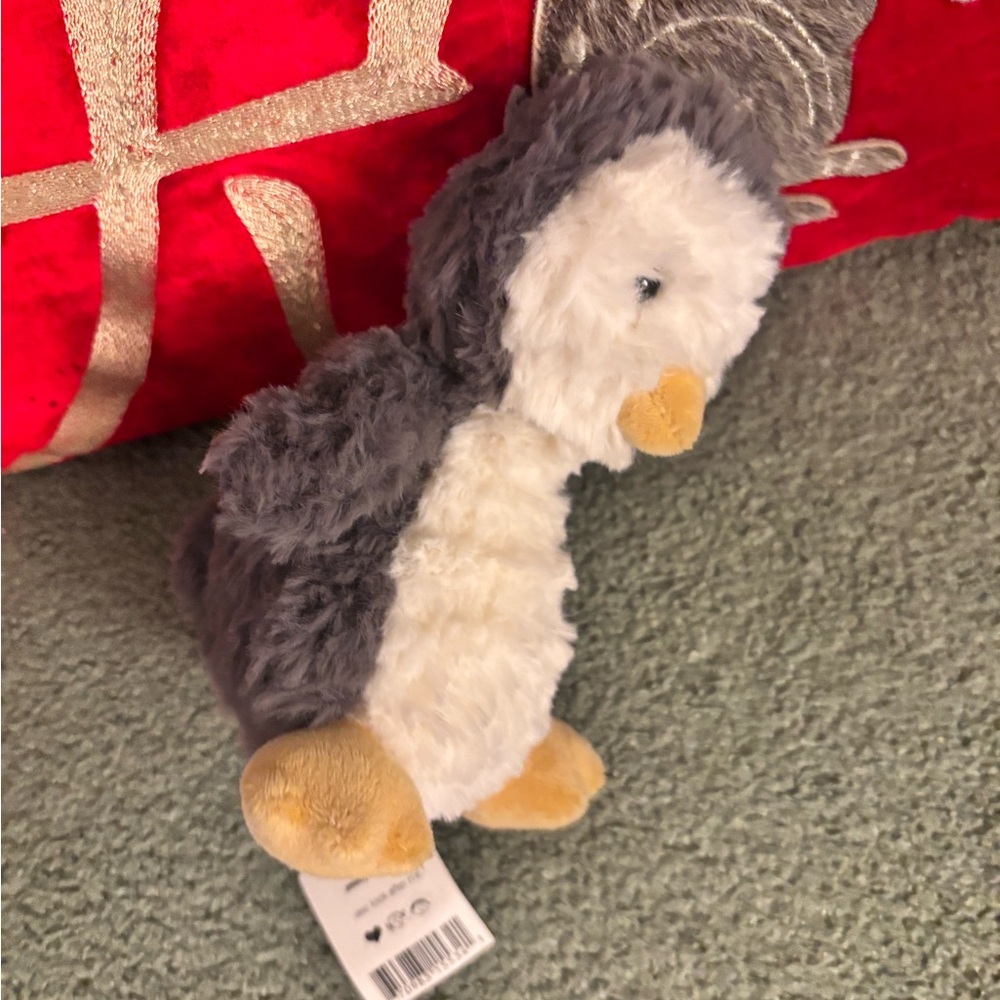 Jellycat Yummy Penguin Gray and White Penguin Plush brand new with tags - Picture 4 of 7